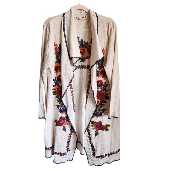 Trelise Cooper Cardigan Medium Women's Embroidered Boho Hippy Little Liars Longl - Picture 1 of 10